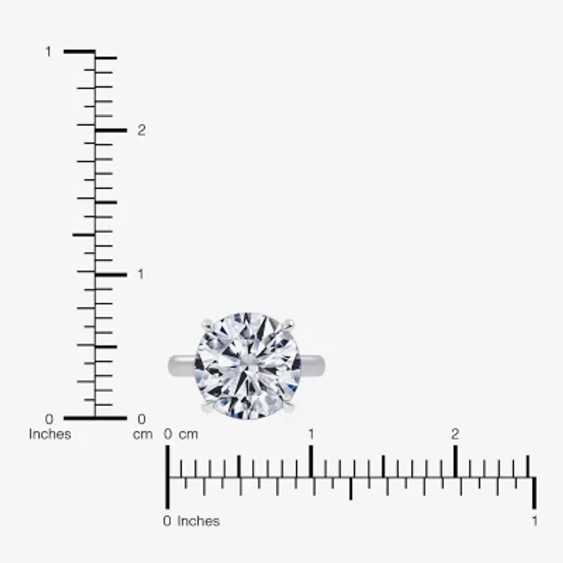 Signature By Modern Bride (G, Vs2-Si1) Womens 8 1/4 Ct. T.W. Lab Grown White Diamond 14K Gold Round Solitaire Engagement Ring