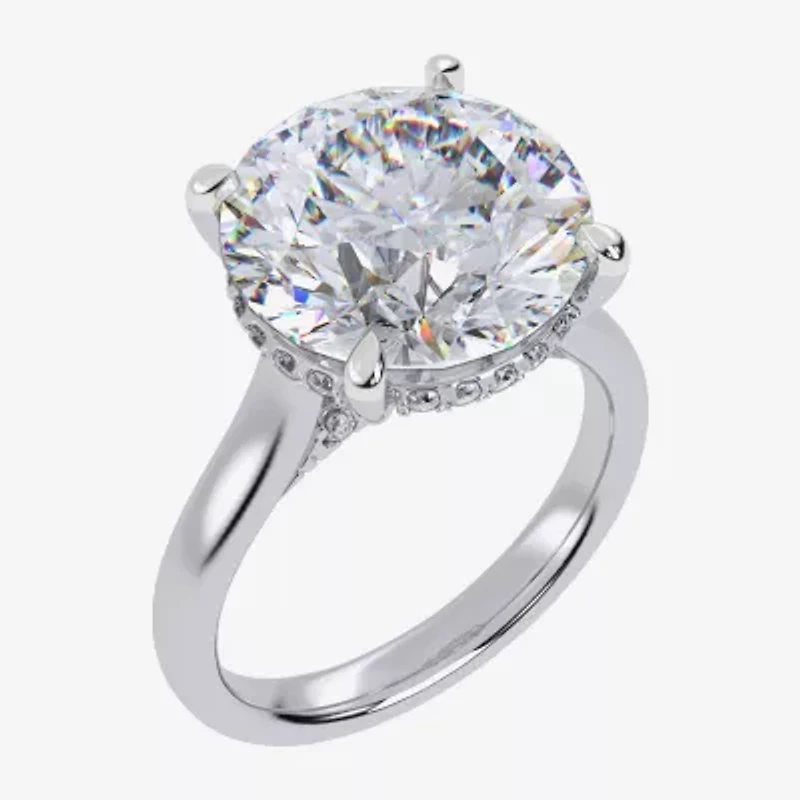 Signature By Modern Bride (G, Vs2-Si1) Womens 8 1/4 Ct. T.W. Lab Grown White Diamond 14K Gold Round Solitaire Engagement Ring