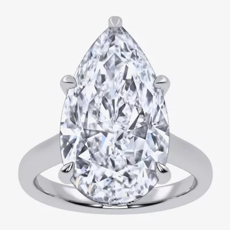Signature By Modern Bride (G / Vs2-Si1) Womens 8 1/4 Ct. T.W. Lab Grown White Diamond 14K Gold Pear Engagement Ring