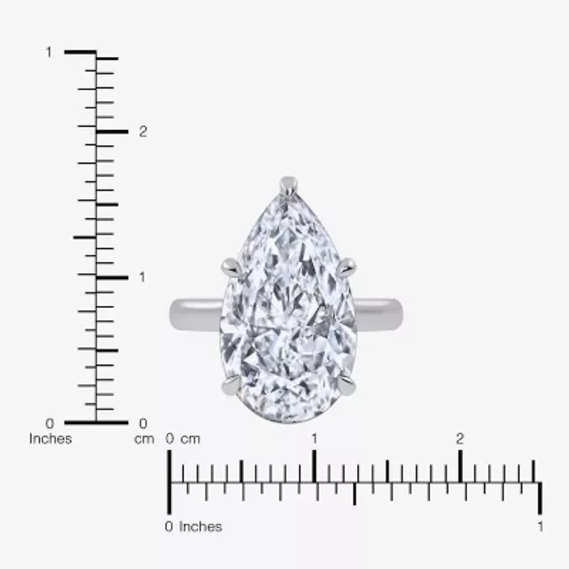 Signature By Modern Bride (G / Vs2-Si1) Womens 8 1/4 Ct. T.W. Lab Grown White Diamond 14K Gold Pear Engagement Ring