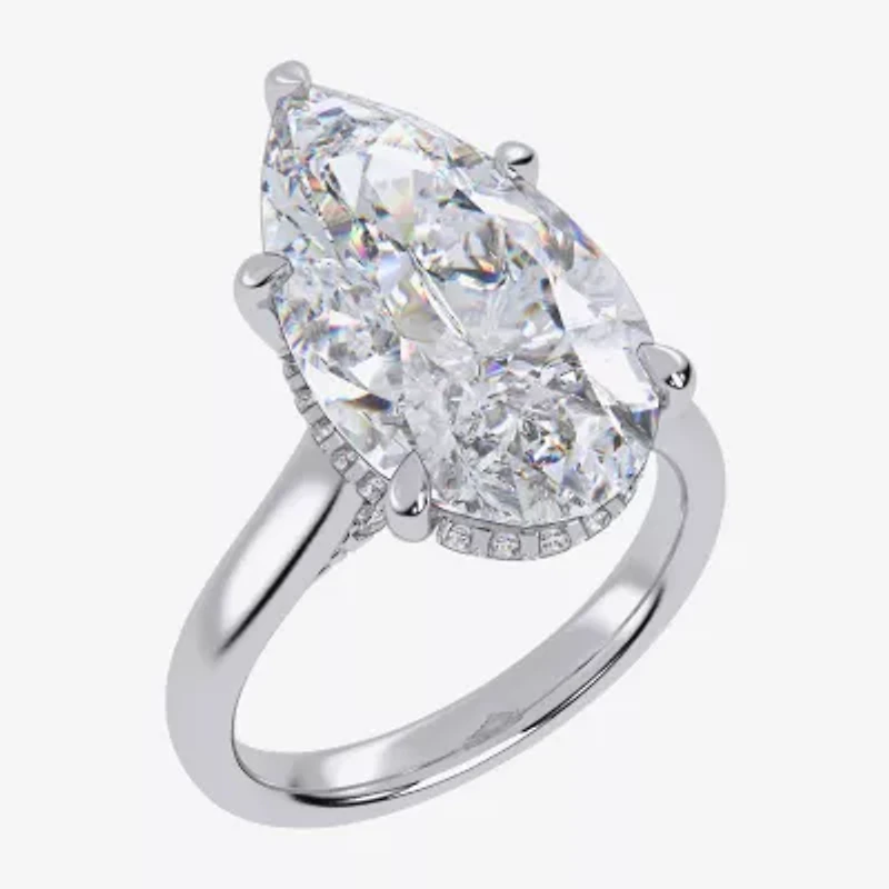 Signature By Modern Bride (G / Vs2-Si1) Womens 8 1/4 Ct. T.W. Lab Grown White Diamond 14K Gold Pear Engagement Ring