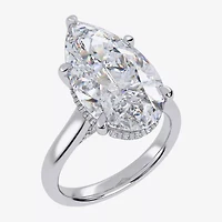 Signature By Modern Bride (G / Vs2-Si1) Womens 8 1/4 Ct. T.W. Lab Grown White Diamond 14K Gold Pear Engagement Ring