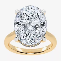 Signature By Modern Bride (G/Vs2-Si1) Womens 8 1/4 Ct. T.W. Lab Grown White Diamond 14K Gold Oval Engagement Ring