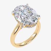 Signature By Modern Bride (G/Vs2-Si1) Womens 8 1/4 Ct. T.W. Lab Grown White Diamond 14K Gold Oval Engagement Ring