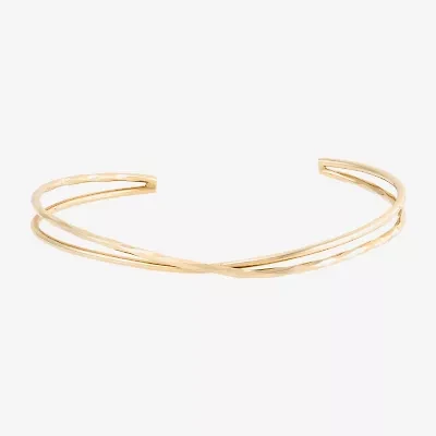 Gold Addiction Womens 10K Gold Bangle Bracelet