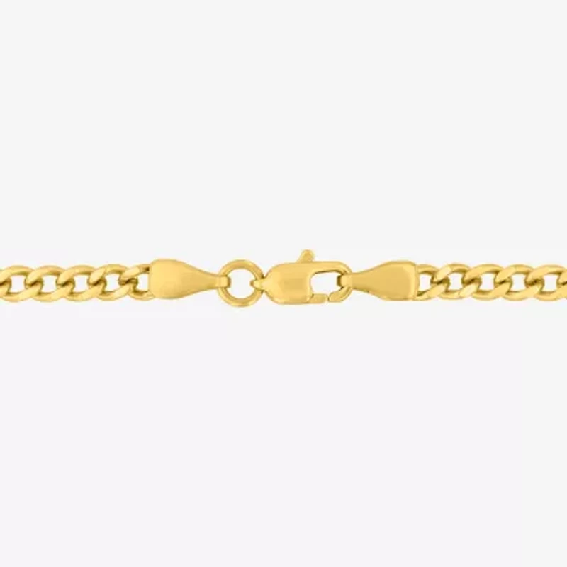 St. Christopher Medallion Mens Stainless Steel Round 24 Inch Pendant Necklace