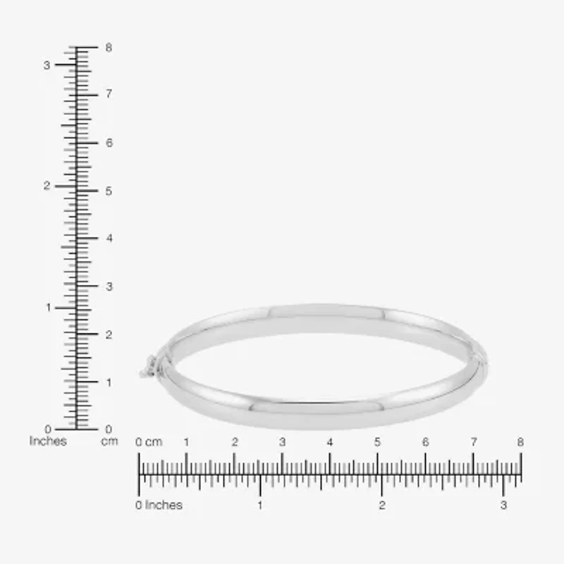 Silver Addiction Womens Sterling Silver Bangle Bracelet