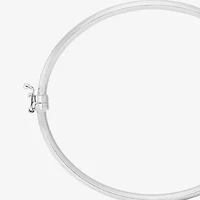 Silver Addiction Womens Sterling Silver Bangle Bracelet