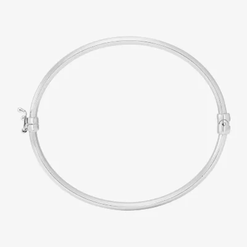 Silver Addiction Womens Sterling Silver Bangle Bracelet