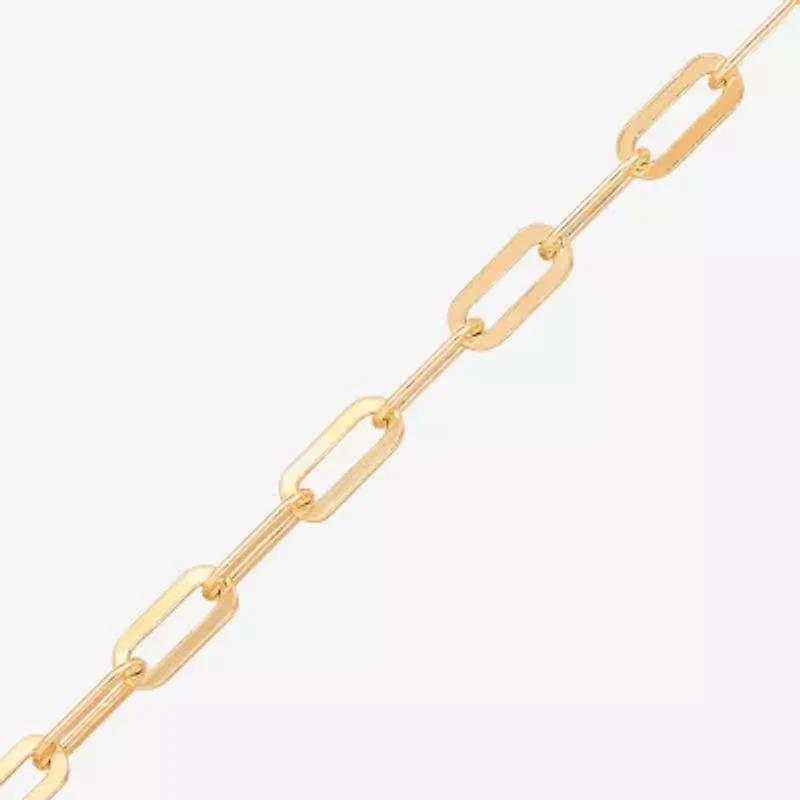 Silver Addiction Womens 14K Gold Over Silver Sterling Silver 18 Inch Chain Necklace