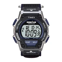 Timex® Ironman Endure Mens Black Nylon Fast Strap 30-Lap Watch T5K1989J