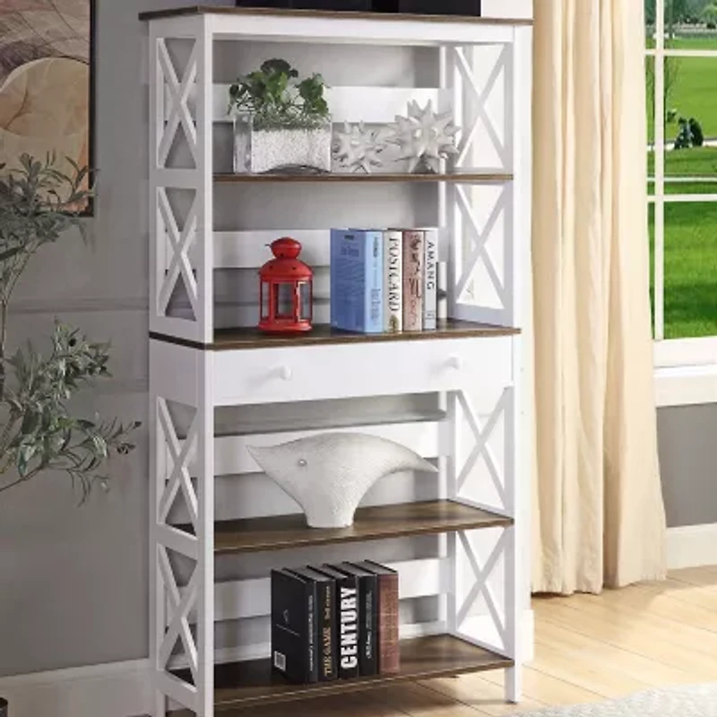 Oxford 5-Shelf Bookcase