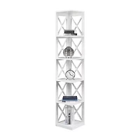 Oxford 5-Shelf Corner Bookcase