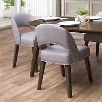 Corliving Tiffany Dining Collection 2-pc. Upholstered Dining Chair