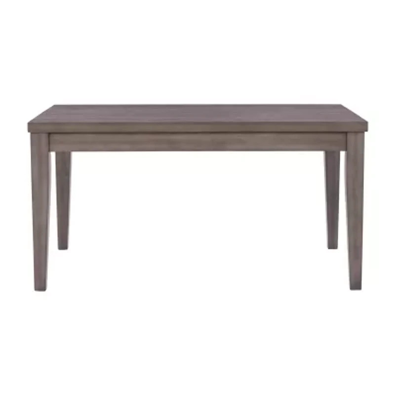 Corliving New York Dining Collection Rectangular Wood-Top Dining Table