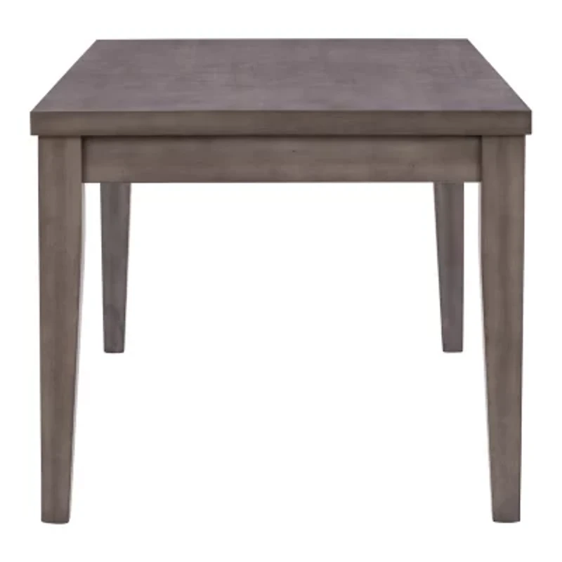 Corliving New York Dining Collection Rectangular Wood-Top Dining Table