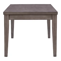 Corliving New York Dining Collection Rectangular Wood-Top Dining Table