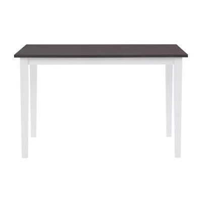 Corliving Michigan Dining Collection Rectangular Wood-Top Dining Table