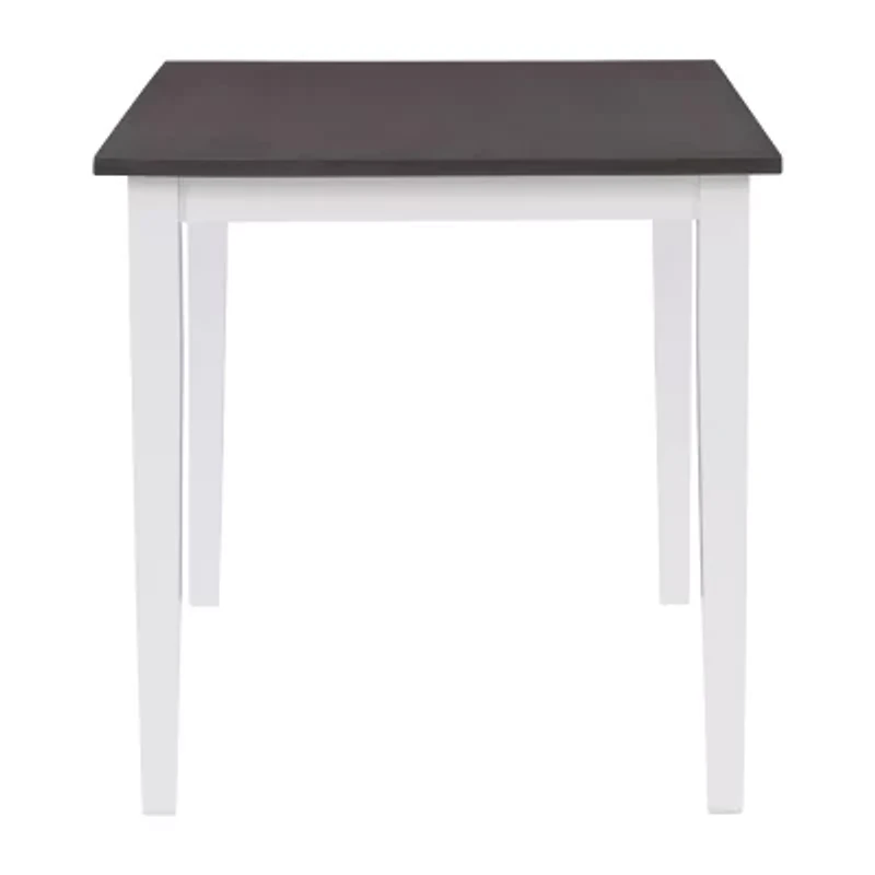 Corliving Michigan Dining Collection Rectangular Wood-Top Dining Table