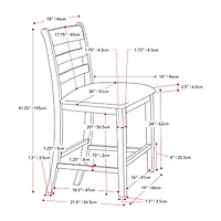 New York Counter Height Dining 2-pc. Chairs