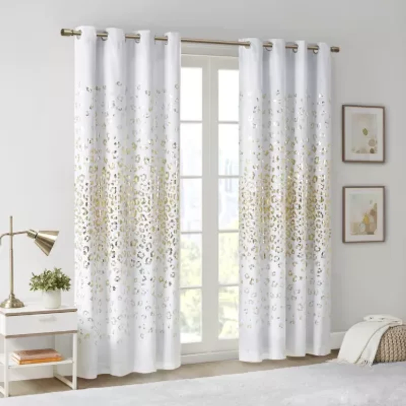 Intelligent Design Serena Grommet Top Energy Saving 100% Blackout Single Curtain Panel
