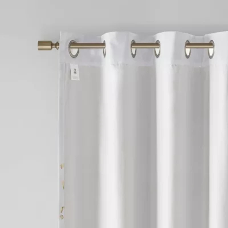 Intelligent Design Serena Grommet Top Energy Saving 100% Blackout Single Curtain Panel