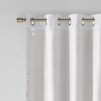 Intelligent Design Serena Grommet Top Energy Saving 100% Blackout Single Curtain Panel