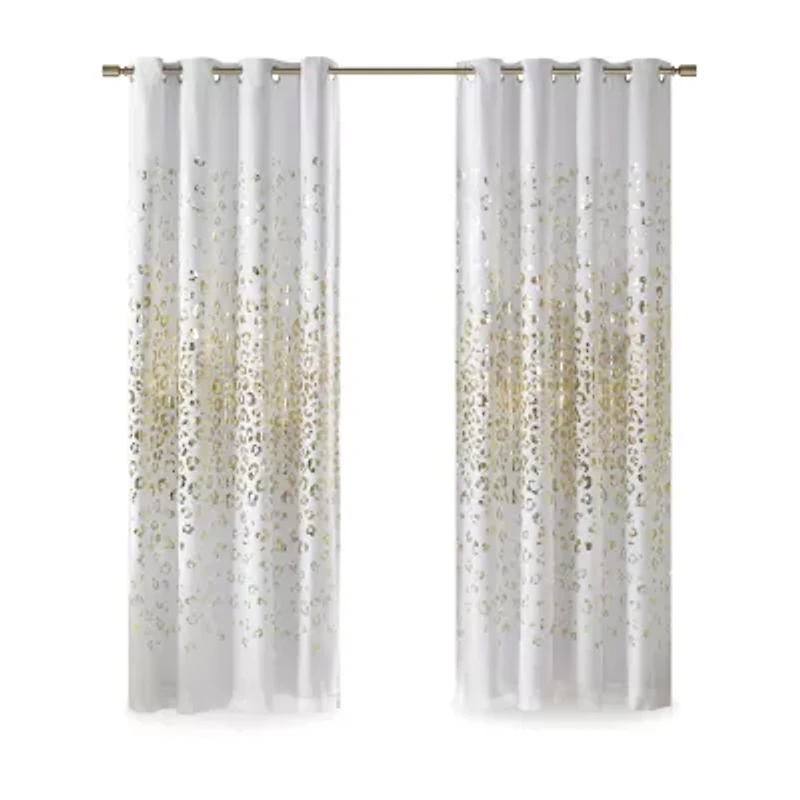 Intelligent Design Serena Grommet Top Energy Saving 100% Blackout Single Curtain Panel