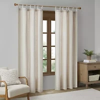 Madison Park Barnet 50"W X 84"L Tab Top Light-Filtering Single Curtain Panel