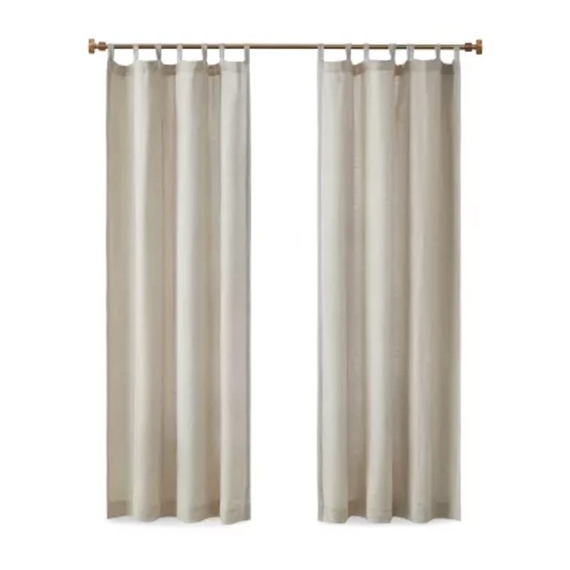 Madison Park Barnet 50"W X 84"L Tab Top Light-Filtering Single Curtain Panel