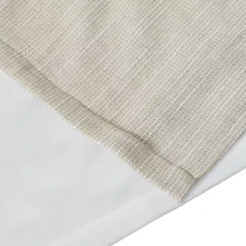 Madison Park Barnet Rod Pocket Back Tab Light-Filtering Single Curtain Panel