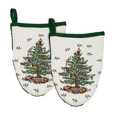 Spode Spode Christmas Tree 2-pc. Oven Mitt
