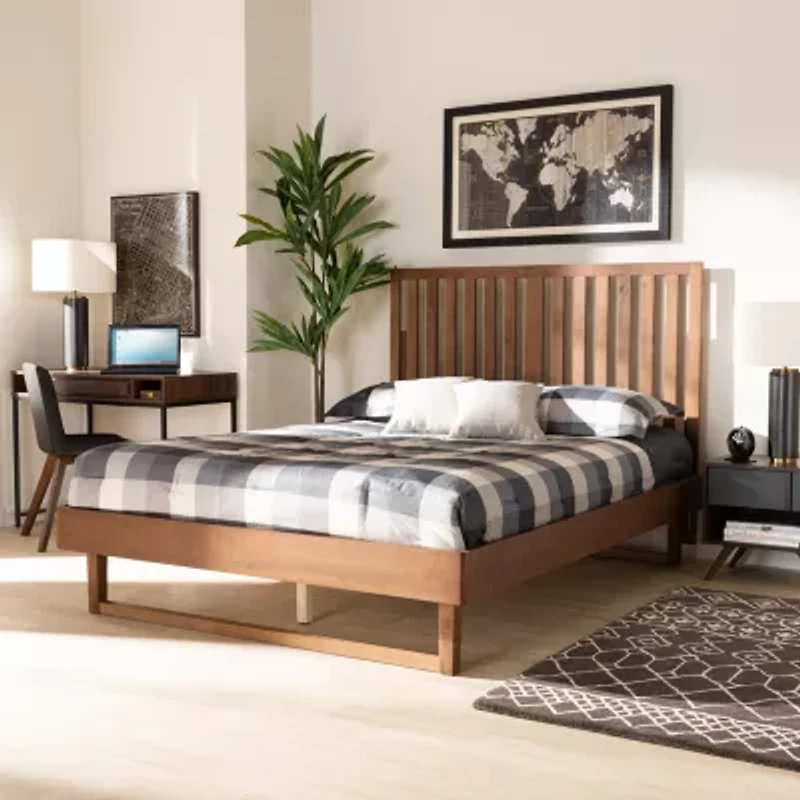 Marin Wooden Platform Bed