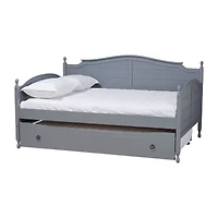 Mara Wooden Trundle Bed