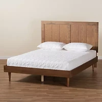 Nicola Wooden Platform Bed