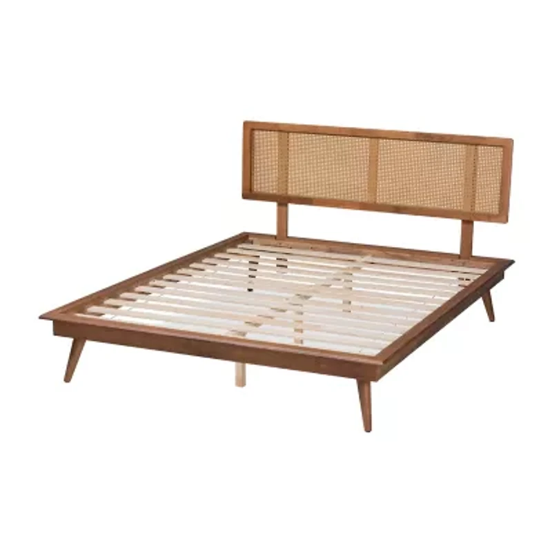 Nura Wooden Platform Bed