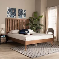 Saki Wooden Platform Bed