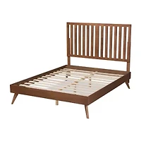 Saki Wooden Platform Bed