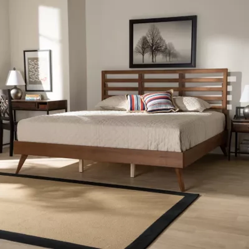 Shiro Wooden Platform Bed