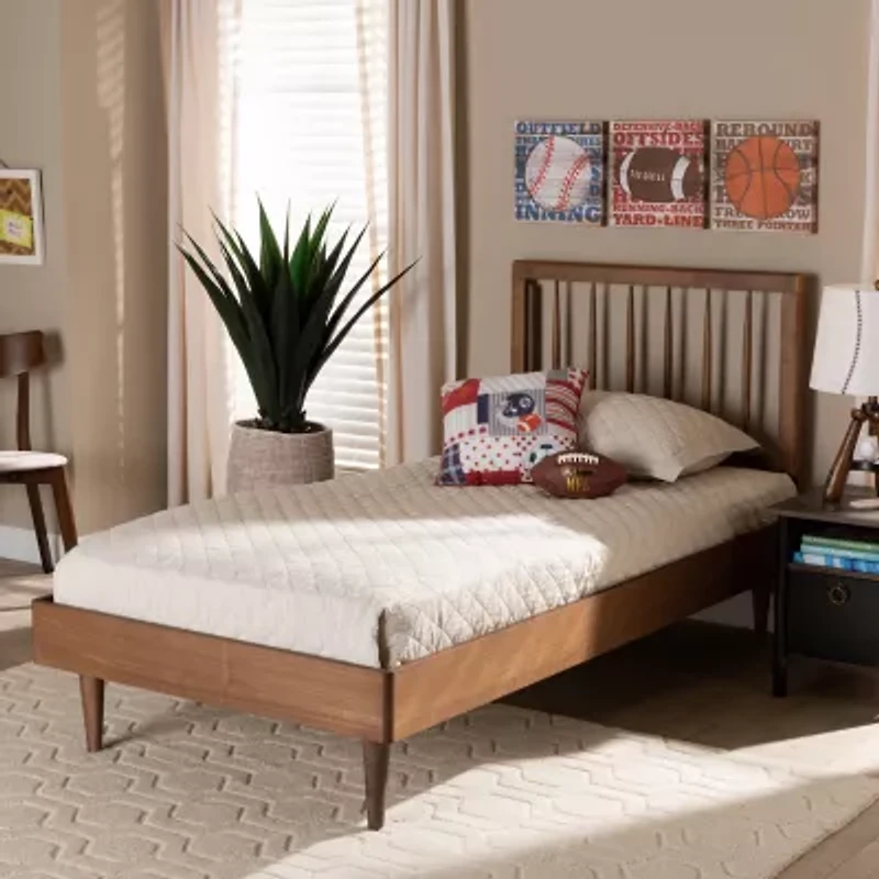 Sora Wooden Platform Bed
