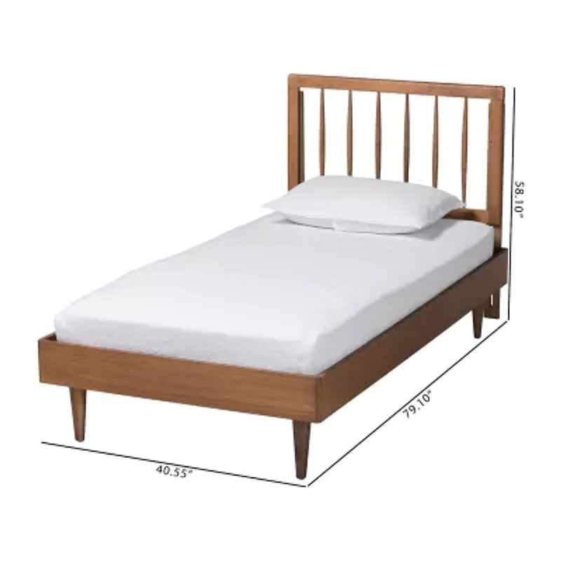 Sora Wooden Platform Bed