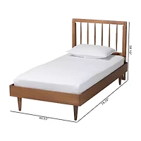 Sora Wooden Platform Bed