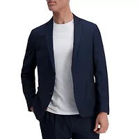 Haggar Smart Wash With Repreve Mens Stretch Fabric Slim Fit Suit Jacket