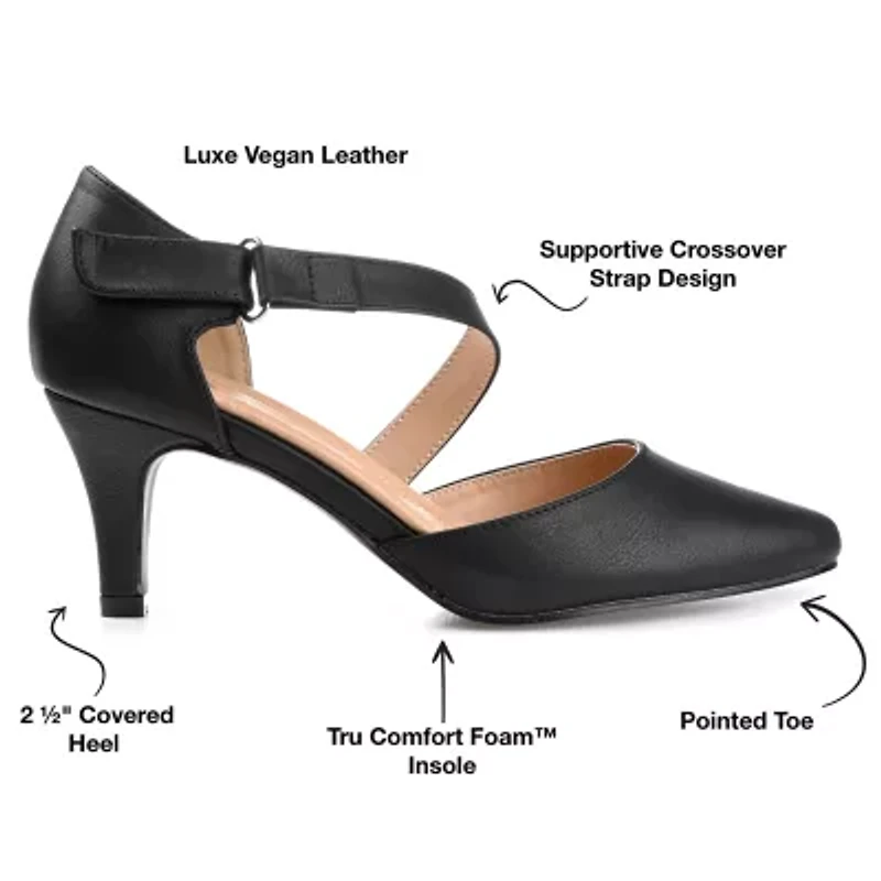 Journee Collection Tillis Womens Pointed Stiletto Heel Pumps