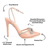 Journee Collection Gracia Womens Pointed Closed Toe Stiletto Heel Pumps