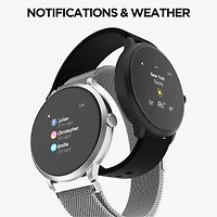 iTouch Sport 3 for Men: Silver Case with Black Strap Smartwatch (45mm) 500015S-51-B02