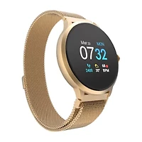 iTouch Sport 3 for Men: Gold Case with Gold Mesh Strap Smartwatch (45mm) 500014G-51-A27
