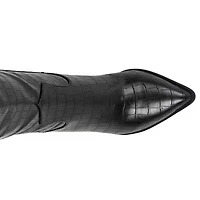 Journee Collection Womens Therese Extra Wide Calf Stacked Heel Riding Boots