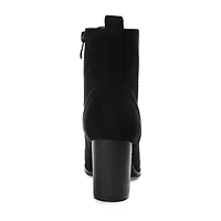 Journee Collection Womens Baylor Stacked Heel Booties