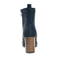 Journee Collection Womens Baylor Stacked Heel Booties